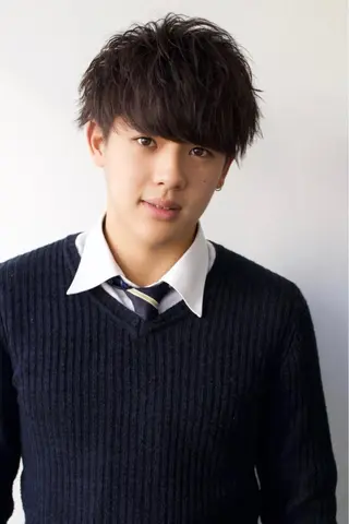 ショート パーマ メンズ ベージュグレージュ 💕しゅーじ💕のヘアスタイル