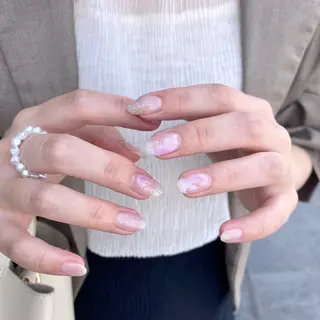 ネイル 𓂃toi. 儚げnuanceのネイルデザイン