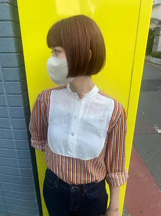 ショート カラー Fuuu《フゥ》所属・シノザキ シンゴのヘアスタイル