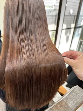 ロング 髪質改善/レイヤー ストウシンゴのヘアスタイル