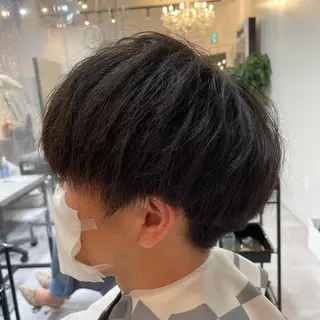 ショート 髪質改善× ハイライト溝江のヘアスタイル