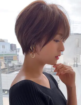 ショート 佐々木 美玖のヘアスタイル