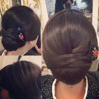 ロング ヘアアレンジ AMATERAS所属・AMATERAS鈴木 友美のヘアスタイル