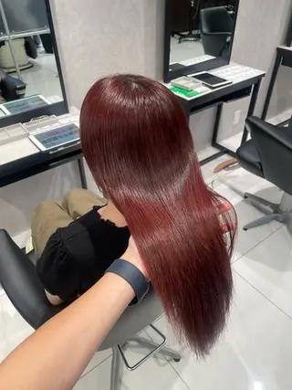 ロング カラー 内藤 藍夏のヘアスタイル