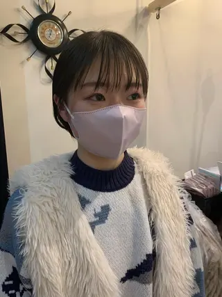 ショート 米川 沙妃のヘアスタイル