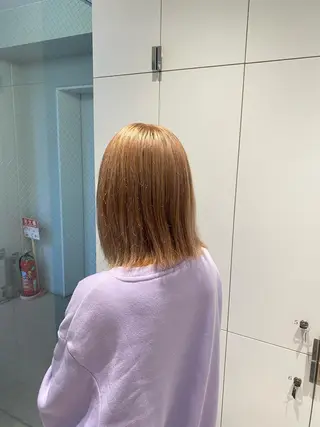 ミディアム カラー ナチュラル/韓国💎 haruka 💎のヘアスタイル