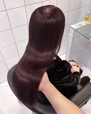 ロング カラー 表参道♡暗髪^ྀི 艶カラー♡アユミのヘアスタイル