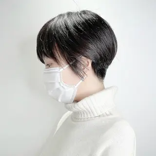 ショート シンプル+αな デザインを 松崎陸のヘアスタイル