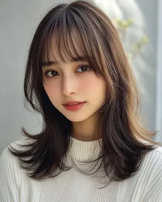 ミディアム 銀座/レイヤー 🌷nonoka🌷のヘアスタイル