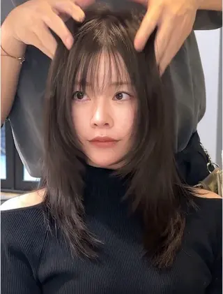 ミディアム GIEN 西宮ガーデンズプラス所属・中尾 碧斗のヘアスタイル