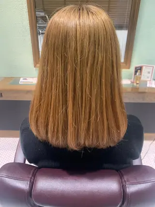 ミディアム 🩶韓国艶髪🇰🇷 下本夕綺のヘアスタイル