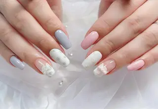 ネイル Ranon所属・ᴿᴬᴺᴼᴺ 🤍 𝐴𝑌𝐴𝐾𝐴のネイルデザイン