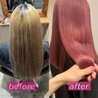 ミディアム カラー レイヤー×髪質改善 マネージャー安藤光司のヘアスタイル