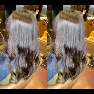 セミロング カラー 👑派手髪/カット 👑ANRYのヘアスタイル