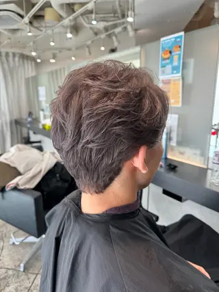 カラー 本多將人 カットモデル大募集のヘアスタイル