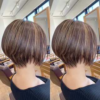 ショート KIZU 髪質改善 オカルト怪談のヘアスタイル