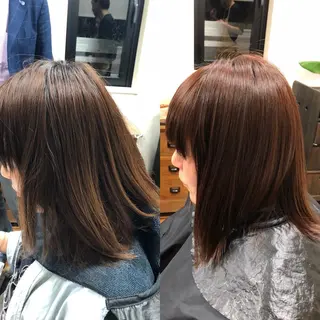 ロング ソウ ツヨシのヘアスタイル