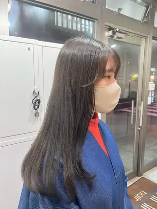 セミロング 村田梨乃/ minim hairのヘアスタイル