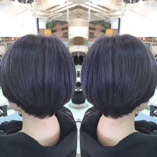ショート カラー 青木 茂樹⭐️ 透明感カラーのヘアスタイル