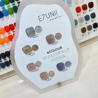 カラー ネイル UniqueNail 長さだし専門店のネイルデザイン