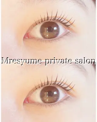 マツエク・マツパ Mresyume MAYUのマツエク・マツパデザイン