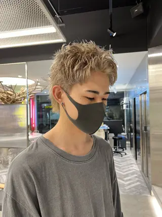 ショート カラー メンズ 【圧倒的センス】 まる/メンズカラーのヘアスタイル