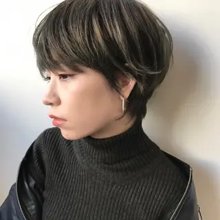 ショート analogue所属・u harukaのヘアスタイル