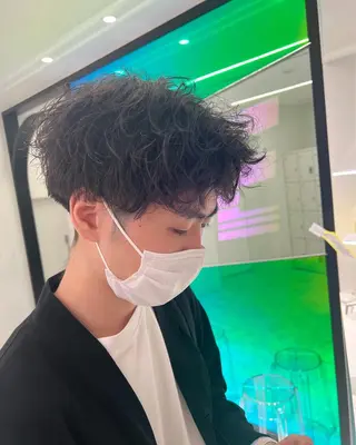 パーマ メンズ リピート率100% 丁寧な接客しますのヘアスタイル