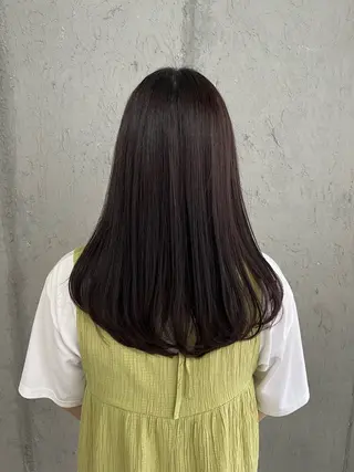 セミロング カラー Mariana雛/ 西大分/ハイライトのヘアスタイル