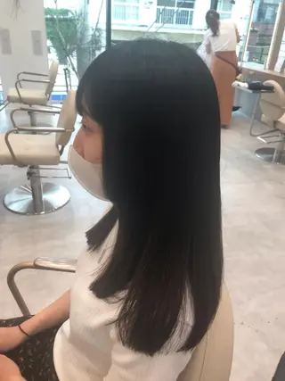 セミロング 木野田 萌のヘアスタイル