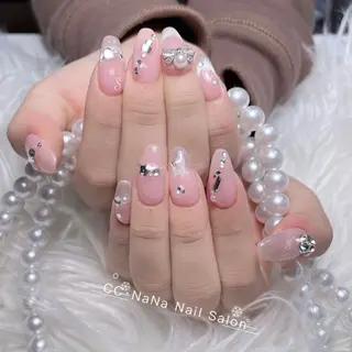 ネイル CC  NaNa ワンホンネイル🌙Nのネイルデザイン