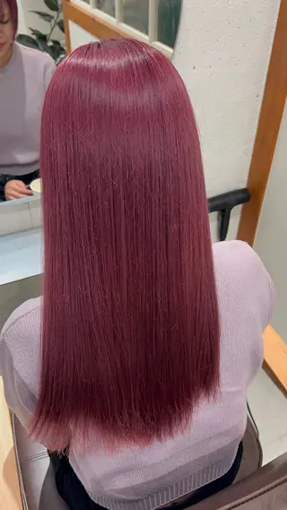 セミロング カラー ヘアアレンジ 近藤 乃紀のヘアスタイル