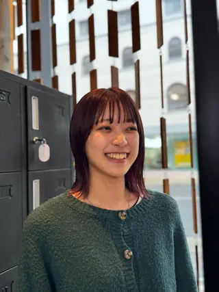 ミディアム 三好 祐希のヘアスタイル