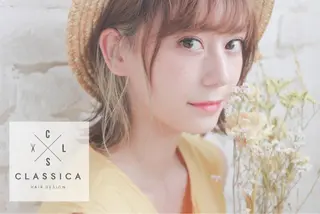 ミディアム カラー パーマ ヘアアレンジ ネイル マツエク・マツパ 林 里美のヘアスタイル