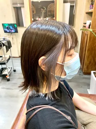 ミディアム クバガワ シュンのヘアスタイル