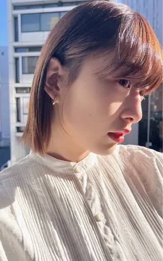 ミディアム カラー 浦和Lond 山本賢人のヘアスタイル