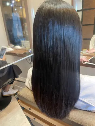ロング 韓国カット/透明感 Re.Labo岡本のヘアスタイル