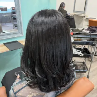 ロング 透けナチュラルカラー ／あいりのヘアスタイル