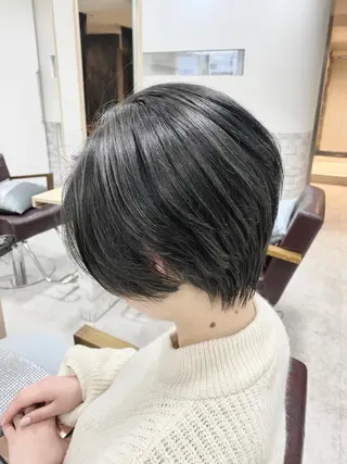 ショート カラー マンツーマン/透明感 foi hairのヘアスタイル