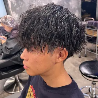 メンズ フェザーパーマ職人 🪽yutoのヘアスタイル