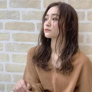 セミロング 冨木 雄斗のヘアスタイル