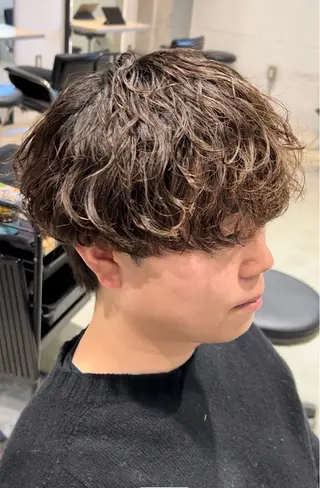 パーマ メンズ メンズカット/柏/韓 国/メンズパーマ航太のヘアスタイル