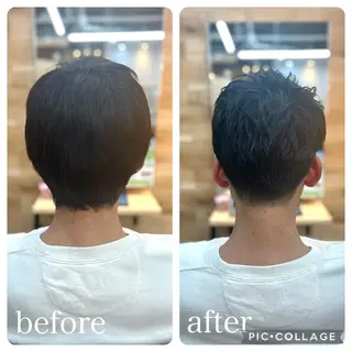 メンズ Aguhair milo森山知幸のヘアスタイル