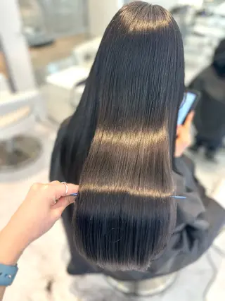 ロング カラー パーマ 縮毛矯正/ネイル 🌻ひまわり🌻のヘアスタイル