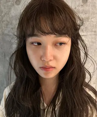 ロング カラー sano rikitoのヘアスタイル