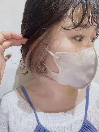 ショート カラー 🦖鶴岡香純🦖 産休中のヘアスタイル