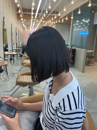 ミディアム カラー 髪質改善/縮毛矯正/ 韓国ヘア/矢野のヘアスタイル