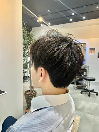 パーマ メンズ ママ美容師 🌿まなべさとみ🌿のヘアスタイル