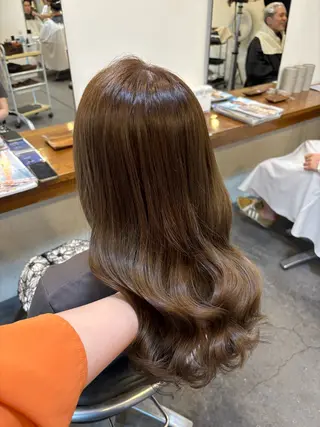セミロング カラー IORI #韓国ヘア#髪質改善のヘアスタイル