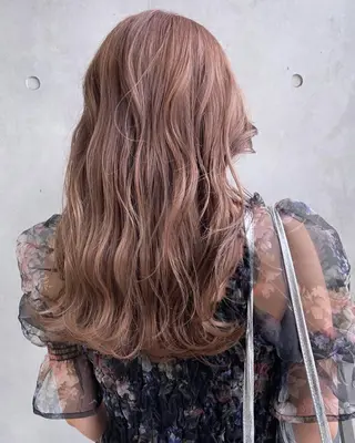 セミロング カラー ヘアアレンジ 【ROA】 MISUZU✨のヘアスタイル